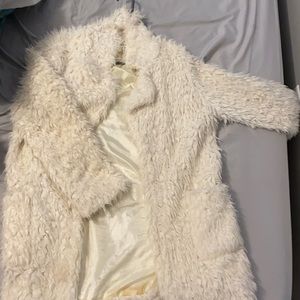 Faux fur coat